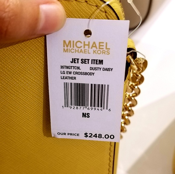 MK JET SET ITEM LG EW Crossbody leather Dustydaisy - Picture 5 of 5
